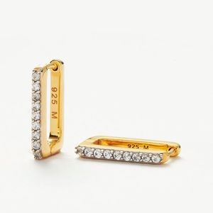 Missoma Pave Ovate Huggies